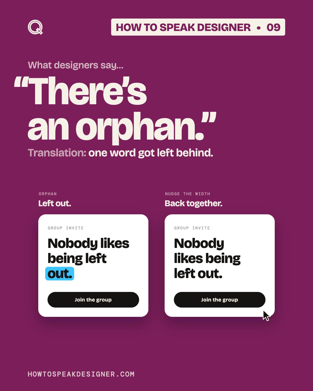 No. 09: There’s an orphan.
