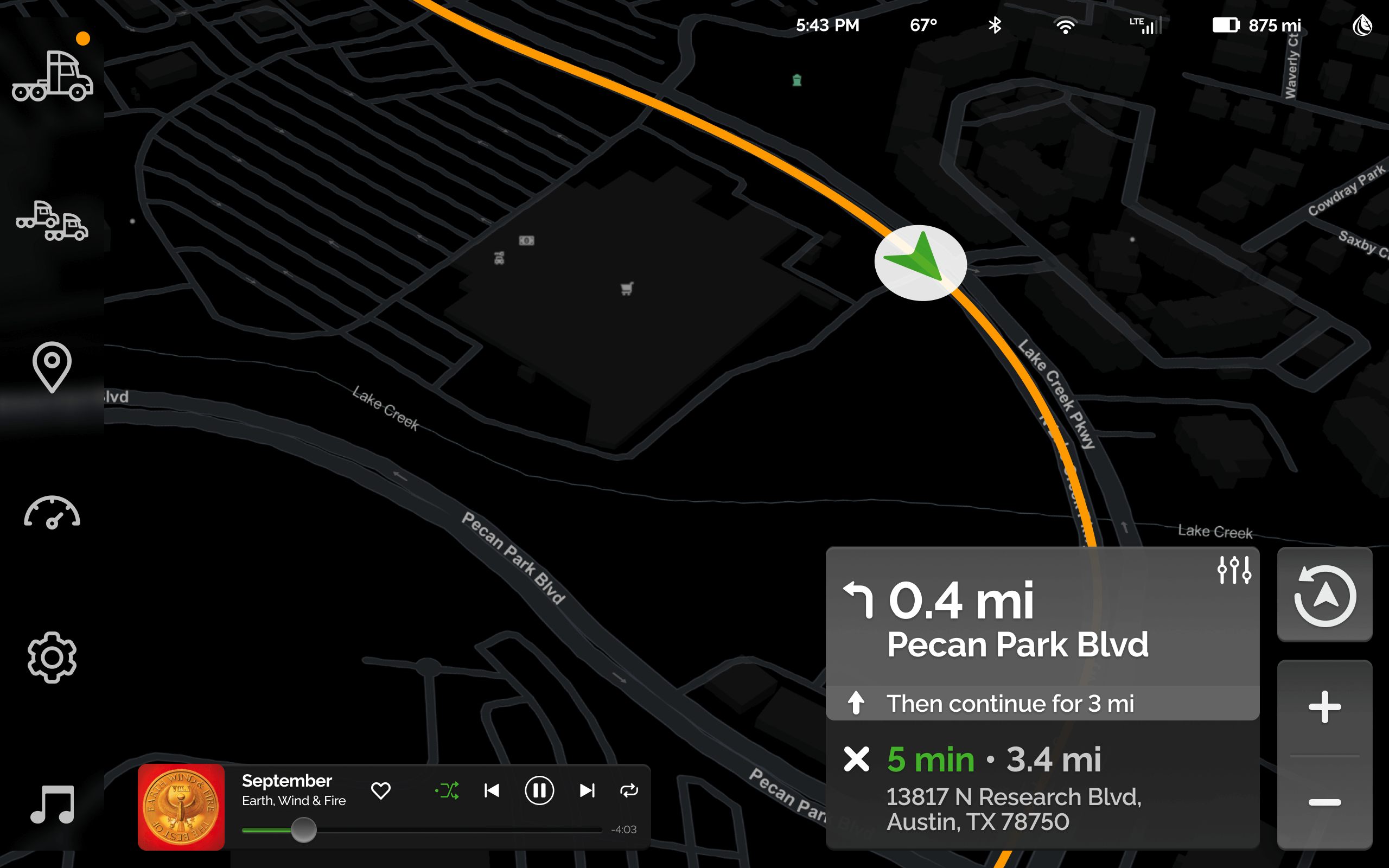 Simple Interface with Music